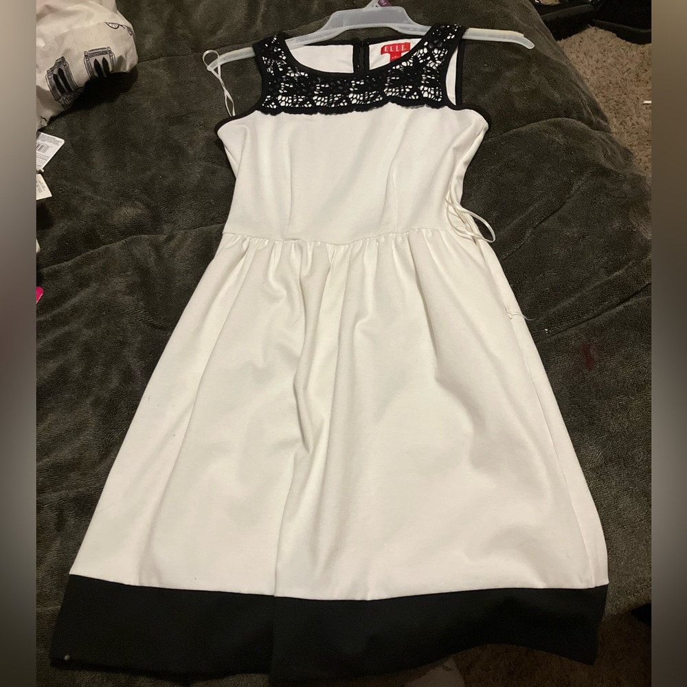 white dress